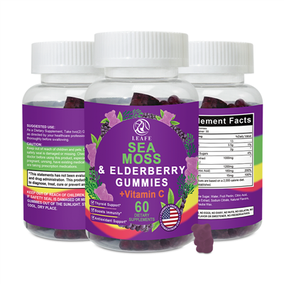 Irish Sea Moss Elderberry Gummies